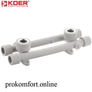 Планка монтажна прохідна PP-R KOER